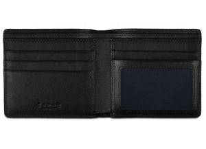 DOUBLE BILLFOLD WALLET - Black Davek Umbrellas 