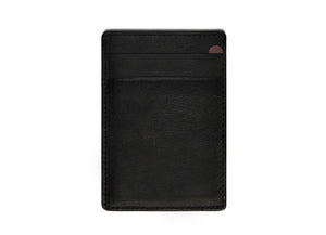 DAVEK SLIM WALLET with mini pen - BLACK