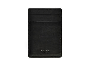 DAVEK SLIM WALLET with mini pen - BLACK